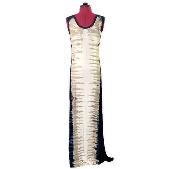 🔲CALVIN KLEIN Earth Tones Maxi Dress - Picture 4 of 7